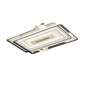 โถงไฟ LED โถงไฟเพดานโทโฮ 60x60 ซม. ป้องกันดวงตาแบบเต็มสเปกตรัม โคมไฟห้องนั่งเล่นห้องนอนเรียบง่ายทันสมัย - Product Image 4