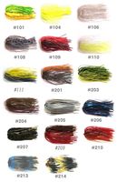 ALPHA Großhandel Silikon Bass Jig Röcke Gedruckte Ersatz Jig Rock zum Angeln in River Lake Stream