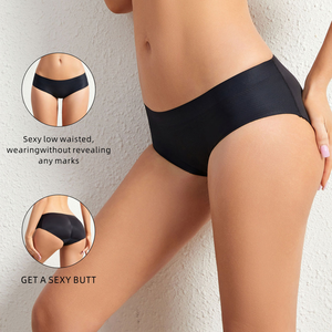 Nouvelles culottes gainantes sexy extensibles, taille basse, anti-bactériennes, douces pour la peau, avec entrejambe en coton et éponge, pour femme - Product Image 3