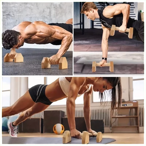 Barres de Dip en Bois de Pin pour Calisthénie et <span class=keywords><strong>Street</strong></span> <span class=keywords><strong>Workout</strong></span> – Station de Parallettes - Product Image 5