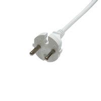 Cordon d'alimentation CA européen VDE à 2 broches 220~250V, prise UK 16A noire en gros avec borne spéciale pour appareils électroménagers