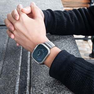 Bracelet de montre en titane élégant pour Apple Watch avec boucle pour LWatch SE 6 7 8 9 10 11 42 46 49 mm - Product Image 3