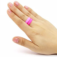 Bagues en silicone durables pour mariages, sports et loisirs masculins