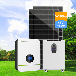 Sistema de Energía Solar Híbrido de 5KW a 10KW Fuera de la Red con Batería de Litio-Ion y Plomo-Ácido de 10KVA para Uso Doméstico - Product Image 1