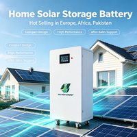 Station d'alimentation portable de haute qualité, batterie au lithium LiFePO4, stockage d'énergie solaire hybride 48V, modulaire et empilable, 5-25 kWh