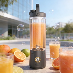 Licuadora Portátil Mini Comercial para Bebés, Funciona con Energía de Coche/Batería, Recipiente Libre de BPA, Control de Botón de un Solo Toque, Licuadora para Smoothies - Product Image 5