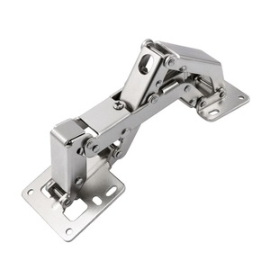Bridge-shaped <b>Pin</b> Hinge Hardware for Cabinet Door Folding Without Drilling - Product Image 1