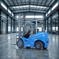 Chariot élévateur compact Liftron CPD35 pour la distribution de palettes et la manutention quotidienne en entrepôt