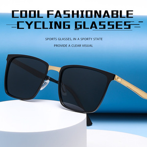 מגמה של אישיות חדשה סיטונאית משקפי שמש של גברים מקוטב משקפי שמש מסגרת כיכר אופנה - Product Image 2