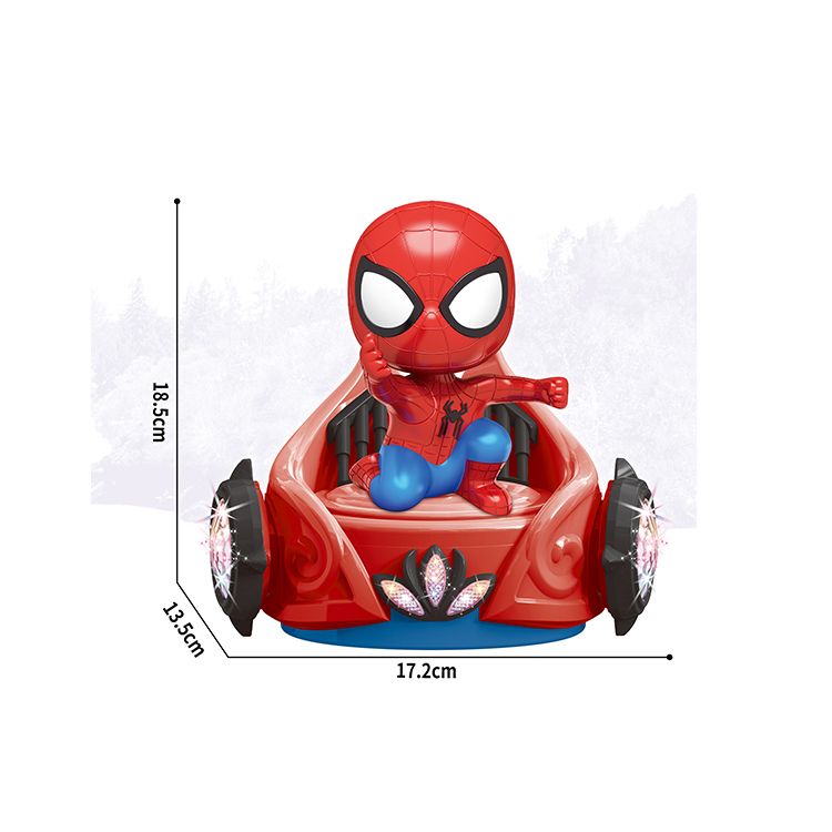 Горячая Распродажа, робот-паук Hero, музыкальное освещение, Универсальный вращающийся на 360 градусов Детский Электрический игрушечный автомобиль