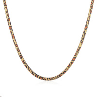 Ensemble de bijoux personnalisé plaqué or en acier inoxydable collier imprimé léopard serpent os chaîne bracelet collier