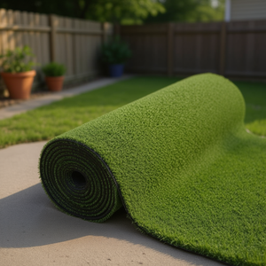 Césped Artificial 3.3'x49.2' Verde, Césped Sintético para Uso en Exteriores, Jardín y Césped - Product Image 2