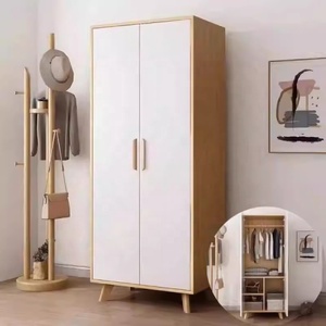 Tủ quần áo hiện đại hai cánh dành cho bé gái, nội thất phòng ngủ nhỏ, cửa làm bằng MDF, dùng trong nhà - Product Image 5