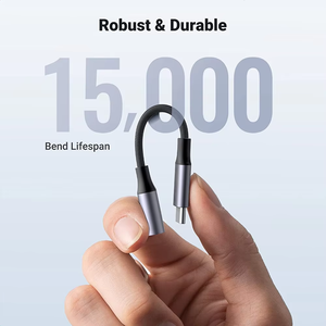 Adaptador de auriculares para teléfono a conector de Audio auxiliar de 3,5mm con micrófono, auriculares, conector convertidor DAC hembra - Product Image 3