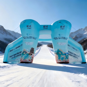 Globo <span class=keywords><strong>de</strong></span> Nieve Publicitario Moderno con Arco, Impresión UV, Impermeable, Bomba <span class=keywords><strong>de</strong></span> Aire Eléctrica, para Fiestas Comerciales, Exposiciones, Publicidad Exterior - Product Image 1