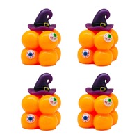 Paigo 0378 Série Fêtes Cube Solide Halloween Jouet à Presser Amusant Anti-Stress Gadget de Décompression Essentiel pour la Décompression