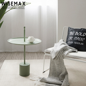 WISEMAX FURNITURE New Design Coffee <strong>Table</strong> Modern Living Room Round <strong>Sofa</strong> <strong>Side</strong> <strong>Table</strong> Metal Creative Tea <strong>Table</strong> for Apartment - Product Image 2