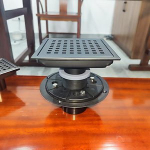 Desagüe de piso de acero inoxidable 304 para baño y ducha, rejilla de alto flujo con brida estándar americana. - Product Image 6