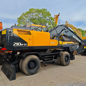 Excavadora de Ruedas Hyundai 210W-9T Usada, Modelo 2023, 21 Toneladas de Peso Operativo, Sistema Hidráulico Potente, Motor, Caja de Cambios, PLC, Lista para Envío - Product Image 1