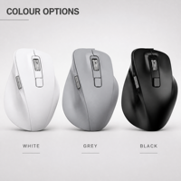 Mouse USB Ergonomis Vertikal untuk Tangan Kanan, Klik Senyap, OEM Nirkabel, Baterai Lithium Lepas Pasang, Roda Gulir Cepat untuk Kantor