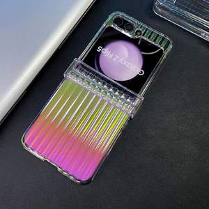 Pour Samsung <span class=keywords><strong>Z</strong></span> <span class=keywords><strong>Flip</strong></span> 5 <span class=keywords><strong>4</strong></span> 3 étui de téléphone portable haute transparence couleur éblouissante axe central pli <span class=keywords><strong>coque</strong></span> arrière pour Galaxy <span class=keywords><strong>Z</strong></span> <span class=keywords><strong>Flip</strong></span> 6 - Product Image 6