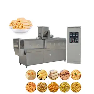 Puffed stuffed rice fruit leisure puffed food production line equipment