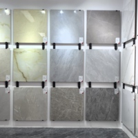 Carreaux de sol en porcelaine de conception européenne, effet marbre brillant, résistants aux acides, antidérapants, gamme complète, style classique moderne pour murs intérieurs