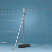 Panneaux de clôture temporaires YC en acier galvanisé pour chantier, barrière portable 7x8 pieds, fabricant