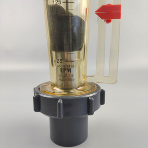 Đồng hồ đo lưu lượng phao kim kép với thiết kế đường sắt, PSU/Viton cho hóa chất - Product Image 3