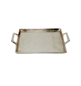 Plateau de service en métal en laiton Plateau de service pour aliments et boissons Stockage et organisation à domicile sur mesure Plateau pour aliments - Product Image 2