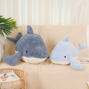 ตุ๊กตาสัตว์-ปลอบโยนคู่หู-สัตว์ทะเลของเล่นนุ่มพิเศษ-45ซม. มี2สีปลาโลมาเหมือนจริง - Product Image 5