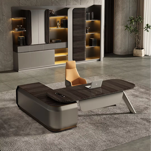 Scrivania moderna ufficio High-End presidente direttore contemporanea in legno scrivania per il <span class=keywords><strong>lavoro</strong></span> a <span class=keywords><strong>casa</strong></span> - Product Image 2