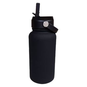Geschenk fördern BPA Free Rubber Travel Thermo Vakuum Edelstahl benutzer definierte Wasser flasche Flasche mit Stroh griff Verwenden Sie Lovely Hotsell - Product Image 4