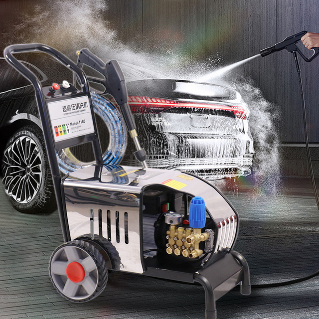 220v 1.8kw Power Electric High Pressure Washing Machine Cold Water Pressure Car Washer