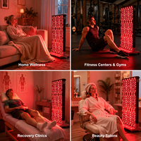 Fabrieks Prijs Staande Rood Licht Therapie Paneel Hoge Vermogen Volledig Lichaam 7 Golflengten Infrarood Sauna Apparaat Thuisgebruik ODM Groothandel