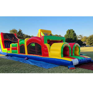 Circuito de Obstáculos Inflable de Camuflaje para Campamento de Entrenamiento, Juego Extremo al Aire Libre, <span class=keywords><strong>Radical</strong></span> Rush, Casa de Brinco - Product Image 2