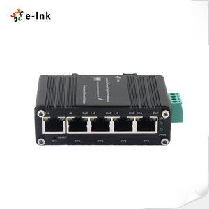 Mini interruptor <span class=keywords><strong>Ethernet</strong></span> PoE de 5 puertos gestionado por web industrial con 4 puertos PoE + 1 puerto Uplink RJ45 para redes solares CCTV inteligentes - Product Image 4