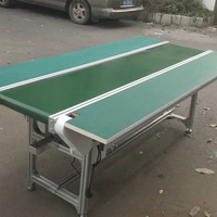 Banc de travail pour ligne d'assemblage avec convoyeur à bande en caoutchouc personnalisé, vitesse réglable, pour usine de fabrication et atelier domestique