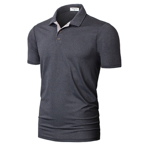 OEM logotipo personalizado anti-arrugas hombres manga corta rápido seco golf camiseta <span class=keywords><strong>polo</strong></span> - Product Image 5