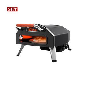 Griglia Freestanding all'aperto 15 pollici Pizza <span class=keywords><strong>a</strong></span> <span class=keywords><strong>Gas</strong></span> forno per la Pizza con pietra per la vendita - Product Image 1