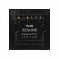 Harga Pabrik Sonoff T3 Standar UK 86 Jenis AC 100-240V 1 Gang 1 Cara Push Button Dinding lampu Power Switch dengan Indikator