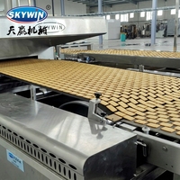 Ligne de production de biscuits personnalisée entièrement automatique pour produits doux et durs, biscuits et gâteaux moelleux