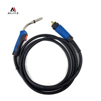 Torche de soudage MIG MAG 24KD, connecteur central Euro, refroidie par air, 250A, câble 3M 4M 5M, pistolet de soudage Euro, accessoire de soudage