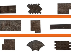 قالب ضغط من البولي يوريثين خرسانة ، ختم الحجر الروماني الإسمنتي ، قالب ضغط منقوش من البولي يوريثين المنزلي - Product Image 5