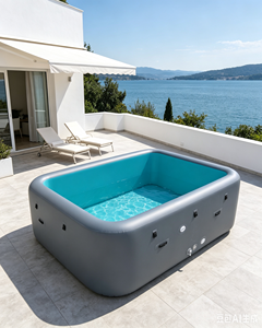 <span class=keywords><strong>Piscine</strong></span> gonflable robuste anti-fuite pour jardin privé, fête aquatique pour enfants - Product Image 1
