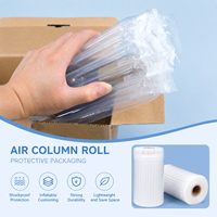 Rouleau de colonne d'air gonflable PA+PE 50m pour rembourrage et remplissage de vide, emballage protecteur pour cosmétiques
