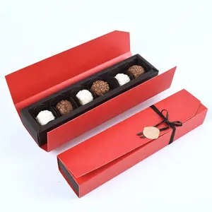 Caja de embalaje de Chocolate, Color puro, para almacenamiento de dulces, 2023