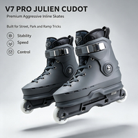 Patins à roulettes agressifs Julien Cudot Signature, patins à roulettes professionnels pour la ville, freestyle, patins à roulettes pour adultes, bottes confortables de qualité supérieure