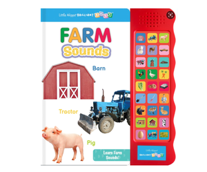 Libri Sonori Educativi sulla <span class=keywords><strong>Fattoria</strong></span> per Bambini in Età Prescolare, Libro Cartonato con Suoni di Animali della <span class=keywords><strong>Fattoria</strong></span> - Product Image 1