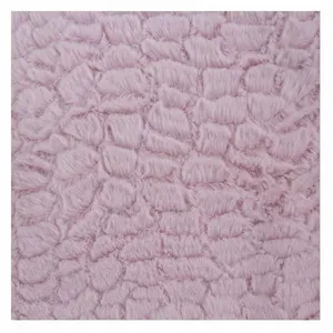 Embossed Fabric NO MOQ Professional Factory Decorative Low Price Fleece Blanket Velvet Velour Fabric